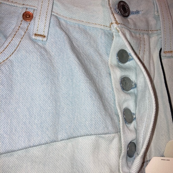 NEW Levi’s Patchwork Deconstructed Skirt - Picture 4 of 7